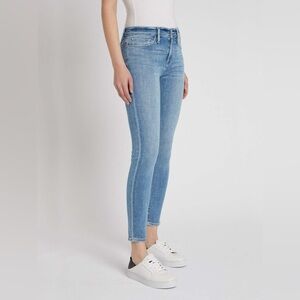 Frame Denim Women's Le Skinny De Jeanne Crop Blue Jeans